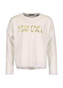 Blue Seven, M&auml;dchen Pullover, Gold / Wei&szlig;