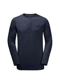 Jack Wolfskin, Herren Langarmshirt »WINTER TRAVEL HENLEY MEN«, Nachtblau