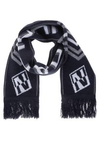 Napapijri, Herren Schal 'Flu', Navy / Grau / Weiß
