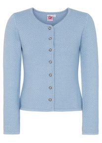 Spieth & Wensky SPIETH & WENSKY, Damen Strickjacke 'Katinka', Hellblau