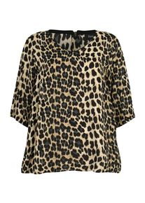 ZIZZI, Damen Tunika 'DASY', Braun / Schwarz