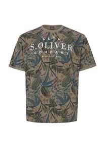 s.Oliver RED LABEL, Herren Shirt, Khaki / Mischfarben