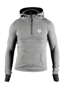 MOROTAI, Herren Kapuzenpullover 'Neotech Zip', Grau