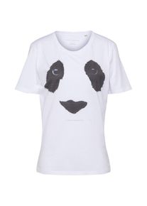 Einstein Newton EINSTEIN & NEWTON, Damen Shirt 'Panda Eyes Paxton', Dunkelgrau / Weiß