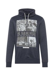 Tom Tailor Denim, Herren Sweatshirt, Nachtblau / Grau / Schwarz
