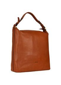 Bree, Damen Stockholm 5 Schultertasche Leder 34 cm, Braun / Cognac