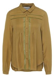 Khujo, Damen Shirt 'SPRING', Curry / Schilf