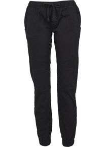 Urban Classics, Damen Hose 'Ladies Biker', Schwarz