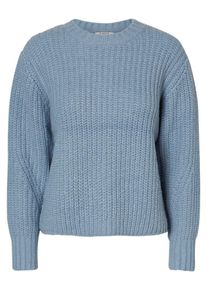 Pieces, Damen Pullover, Hellblau