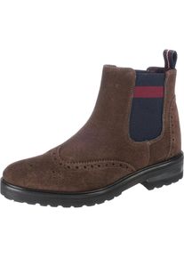 JOOP!, Herren Chelsea Boots, Dunkelblau / Braun / Rot