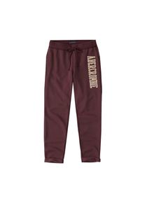 Abercrombie & Fitch Abercrombie & Fitch, Damen Hose 'BTS18-SEASONAL ROLLED HEM BANDED', Burgunder