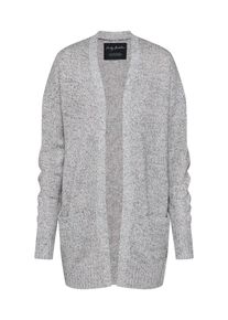 Funky Buddha, Damen Strickjacke, Hellgrau