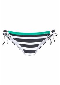 Kangaroos, Damen Bikinihose, Jade / Schwarz / Wei&szlig;