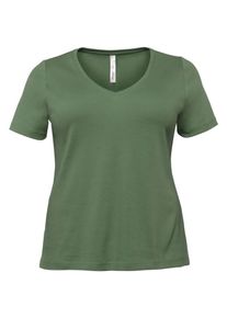 sheego Basic, Damen T-Shirt, Khaki
