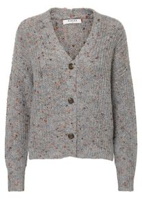 Pieces, Damen Strickjacke 'PCKIA', Dunkelgrau