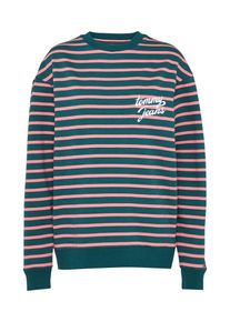 Tommy Jeans, Damen Sweatshirt, Tanne / Pink