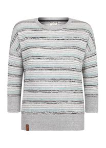 Naketano, Damen Pullover 'Streets of South Jamaica', Grau / Mint