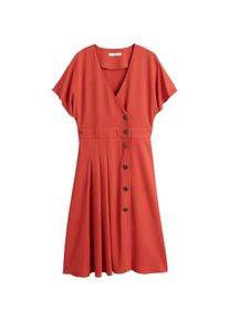 Mango, Damen Kleid 'Tanzania', Dunkelorange