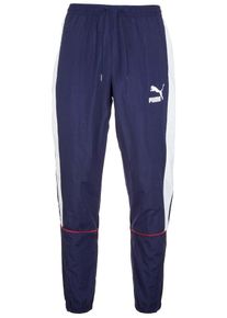Puma, Herren Jogginghose 'Retro Woven', Blau / Weiß