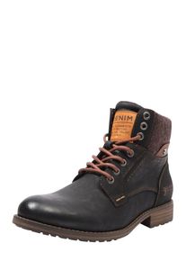 Tom Tailor, Herren Schnürstiefel, Braunmeliert / Bronze / Schwarz