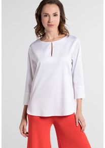 Eterna, Damen Bluse, Wei&szlig;