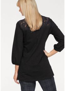 Boysen's BOYSEN'S, Damen Shirtbluse, Schwarz