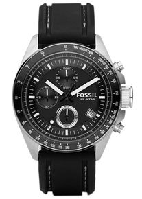 Fossil, Herren Chronograph, "DECKER, CH2573", Schwarz / Silber