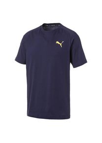 Puma, Herren T-Shirt, Kobaltblau / Gelb