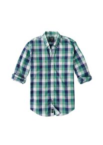Abercrombie & Fitch Abercrombie & Fitch, Herren Hemd 'CHECK POPLIN TRO', Grün