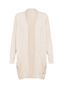 Only, Damen Strickjacke 'onlALMINE L/S CARDIGAN KNT', Creme