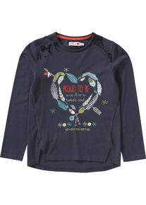 Boboli B&Ograve;BOLI, M&auml;dchen Langarmshirt, Dunkelgrau