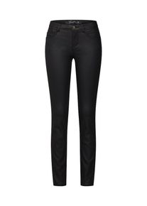 Tom Tailor, Damen Jeans 'coated slim ALEXA', Schwarz