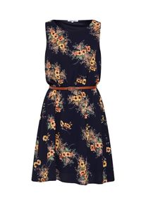 ABOUT YOU, Damen Kleid 'Katharina', Navy / Senf / Apricot