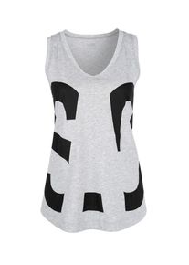 S.Oliver Active, Damen Logo Tanktop, Grau