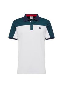 Jack & Jones JACK & JONES, Herren Poloshirt, Nachtblau / Tanne / Wei&szlig;meliert