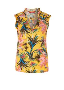 s.Oliver RED LABEL, Damen Bluse, Gelb / Mischfarben