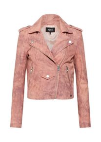 tigha, Damen Lederjacke 'Justina', Rosa