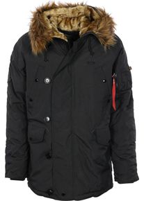 Alpha Industries, Herren Parka 'Explorer', Schwarz