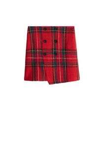 Mango, Damen Rock 'Wou-X', Saphir / Senf / Tanne / Rot