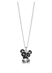 Guess, Damen Kette 'It Wasn't Me, UBN28078', Schwarz / Silber / Weiß
