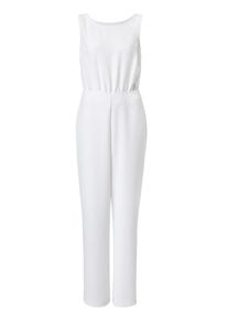 Hallhuber, Damen Jumpsuit, Wei&szlig;