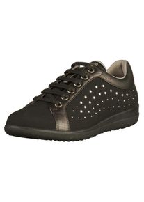 Geox, Damen Sneaker, Gold / Schwarz