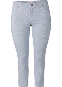 sheego Casual, Damen 7/8-Hose, Taubenblau