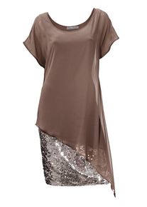 Heine, Damen Cocktailkleid, Hellbraun