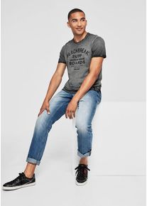 s.Oliver RED LABEL, Herren T-Shirt, Schwarz