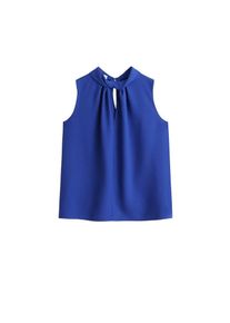 Mango, Damen Top 'Blanca', Royalblau