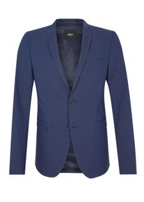 s.Oliver BLACK LABEL, Herren Cesano Slim: Leichtes Sakko, Navy