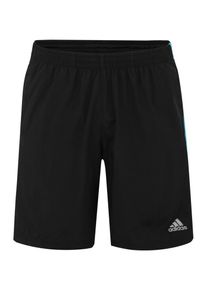 adidas Performance, Herren Laufshorts 'Response', Blau / Schwarz