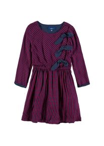 Tom Tailor, Mädchen Kleid, Nachtblau / Rotviolett