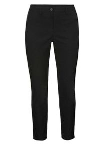 sheego Basic, Damen Bengalin-Stretchhose 'Die Schmale', Schwarz